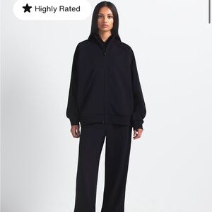 NikeSKIMS Matte Tricot Women's Oversized Full-Zip Track Jacket